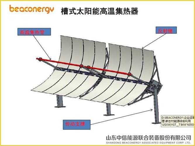 优惠供应光热发电用槽式太阳能支架系统 槽式集热器